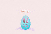 Hello Easter cute watercolor clipart, an Illustration by Annyillustration (Thumbnail 6 of 6)