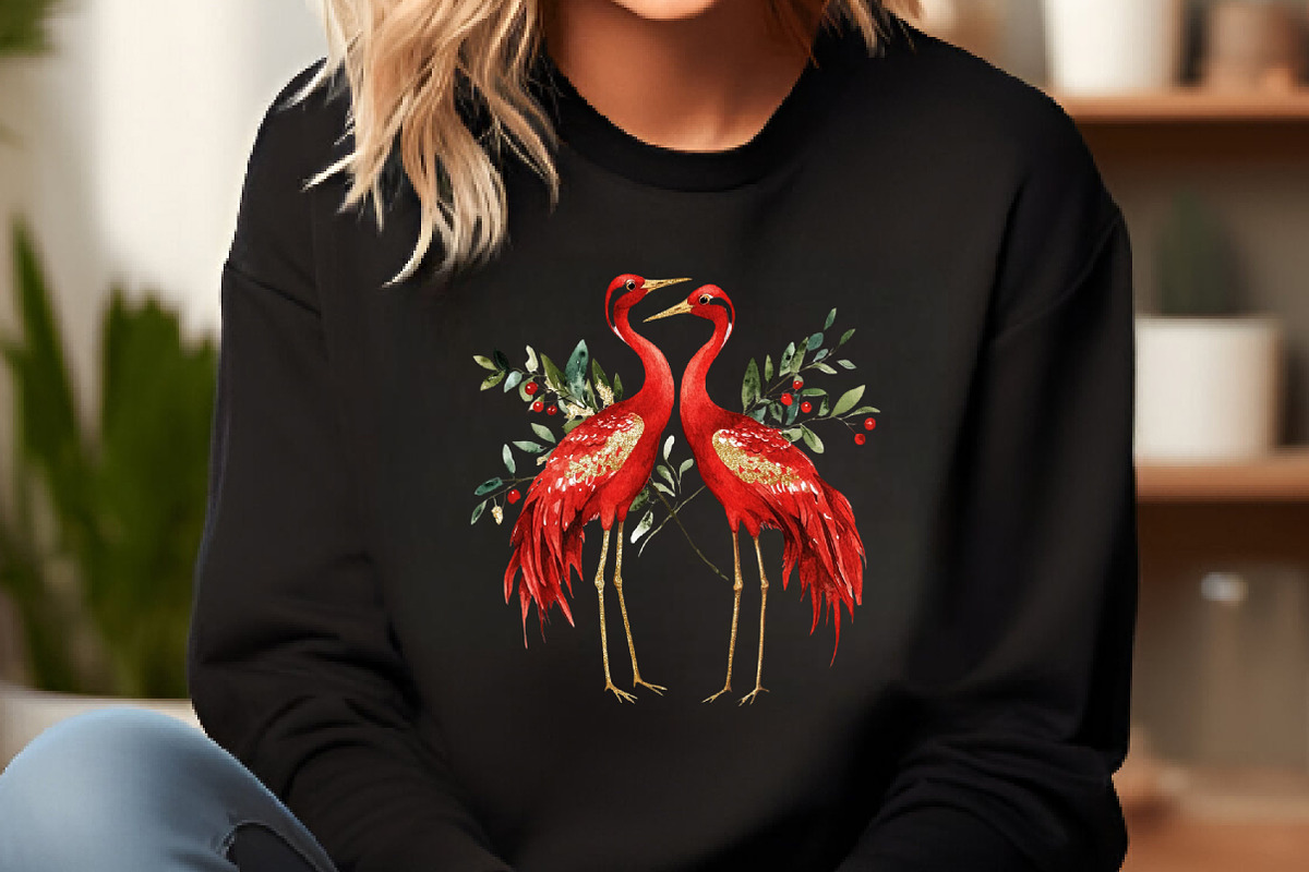Christmas Chinoiserie Sublimation, an Illustration by DreamCafeArt (Photo 6 of 7)