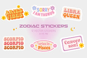 Zodiac sign stickers, an Object Graphic by yabluko_draws (Thumbnail 1 of 3)