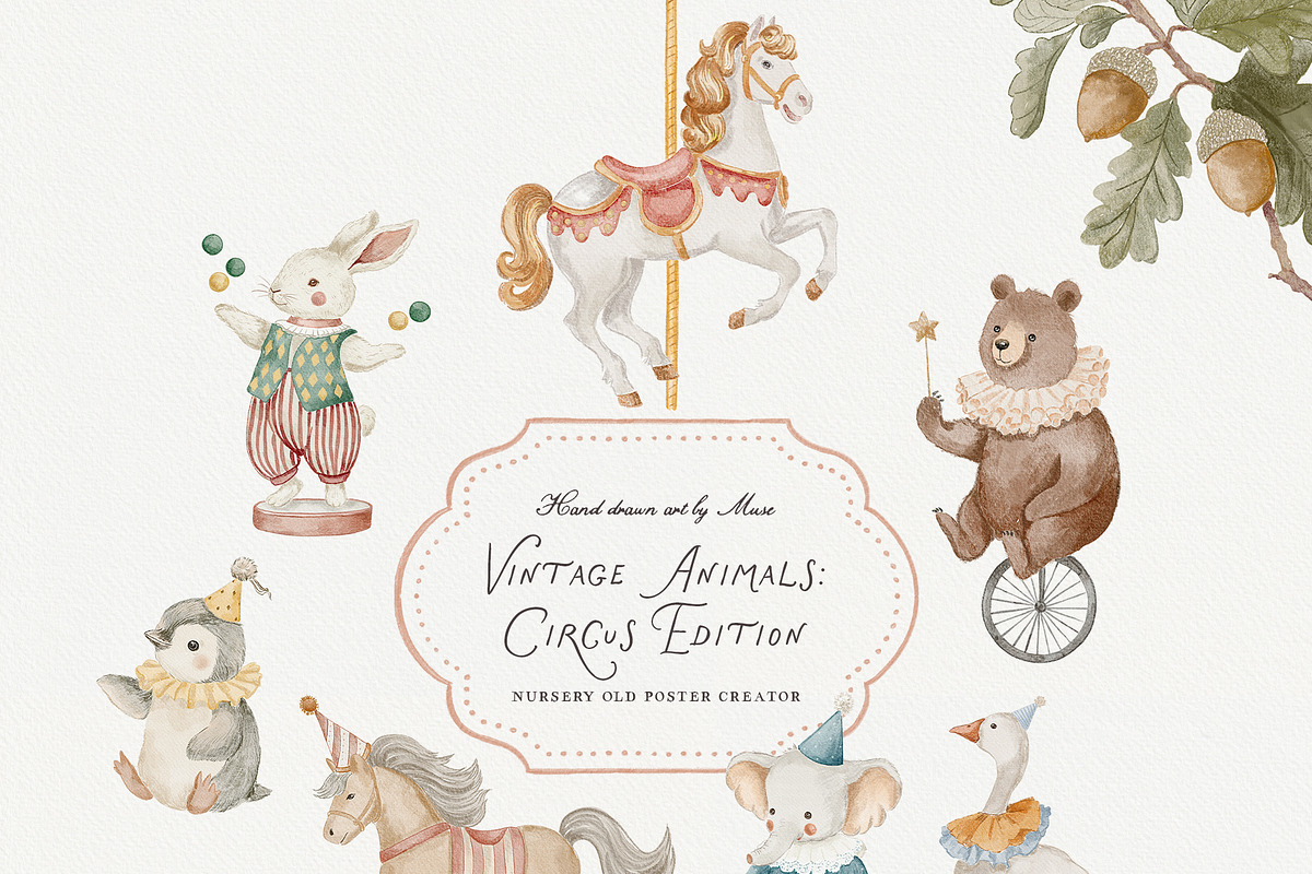 The Gentle Storybook Vintage Prints, a Background Graphic by Muse Artist (Photo 7 of 26)