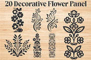 Decorative Flower Panel Vector, an Object Graphic by Designer_Momina (Thumbnail 19 of 19)