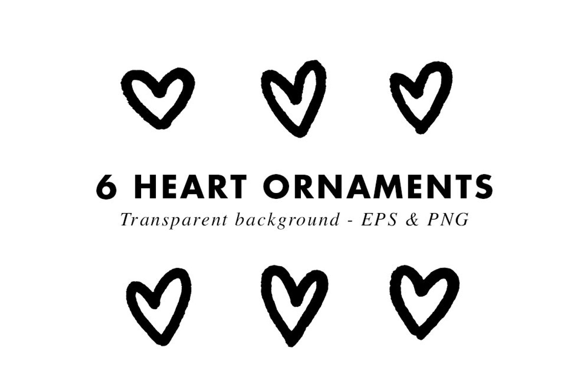 Valentines Bundle Hearts & Lettering, an Object Graphic by Heartmade by Claudia (Photo 8 of 11)