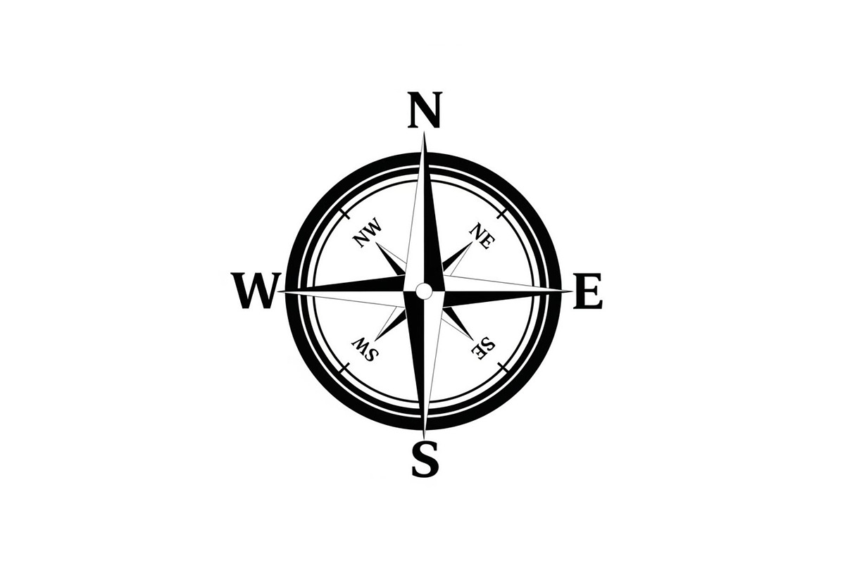 Compass Navigation Silhouette Set, a Graphic by hafijul (Photo 9 of 14)