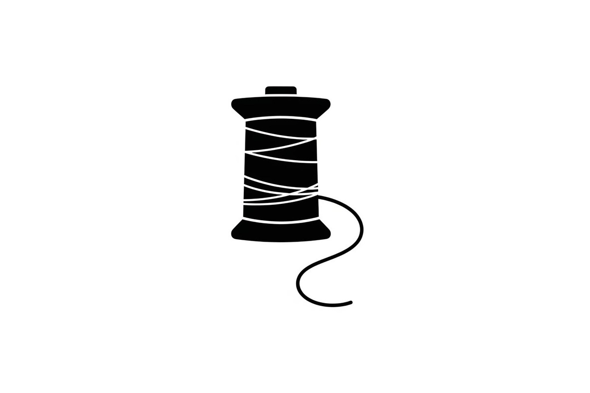 Sewing Thread Spool Silhouette, a Graphic by hafijul (Photo 11 of 11)