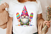 Whimsical Summer Gnome Clipart Bundl, an Illustration by SVGArt (Thumbnail 8 of 9)