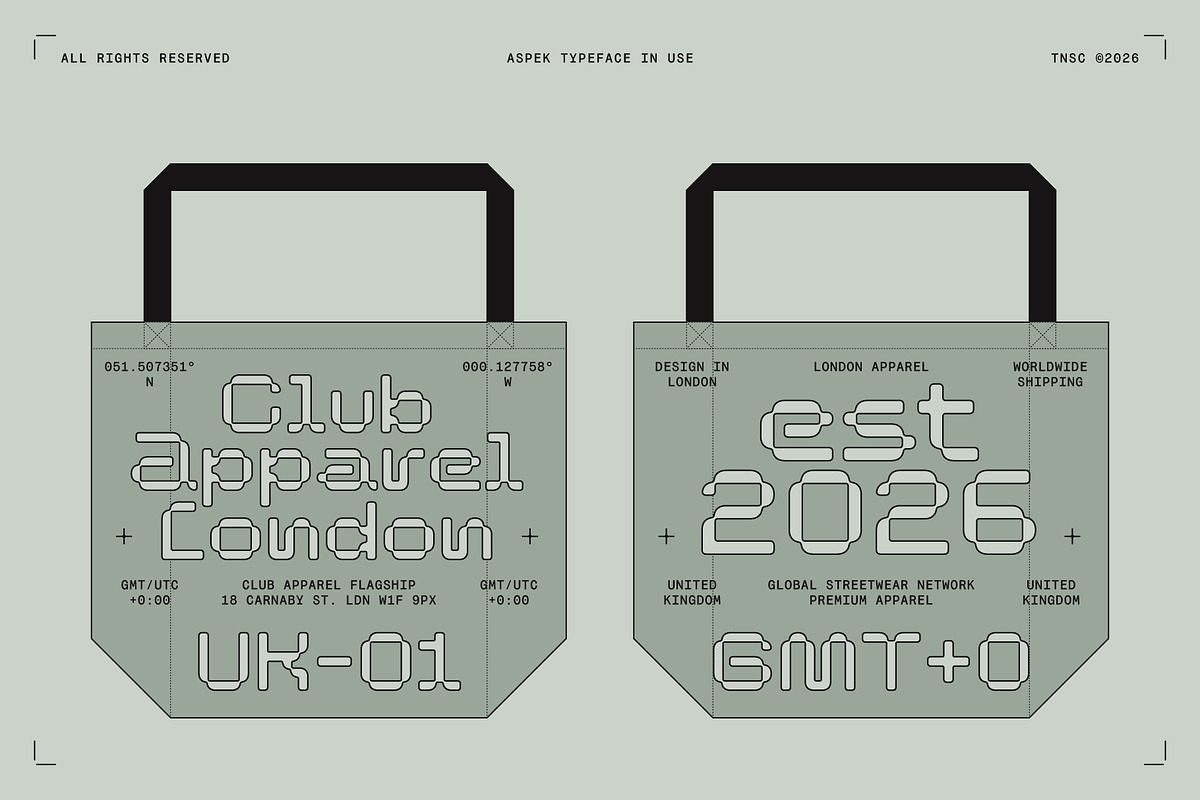 Aspek - Futuristic Display Sans, a Sans Serif Font by The Native Saint Club (Photo 12 of 16)