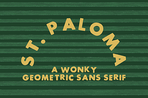 St. Paloma - Retro Sans Serif