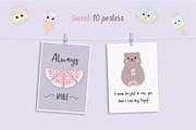 Sweet Kawaii Cake Set, an Animal Illustration by Irena Art (Thumbnail 3 of 7)