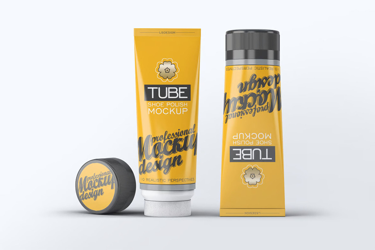 Tube Shoe Polish Mock-Up, a Product Mockup by DesignRushMarket (Photo 7 of 7)
