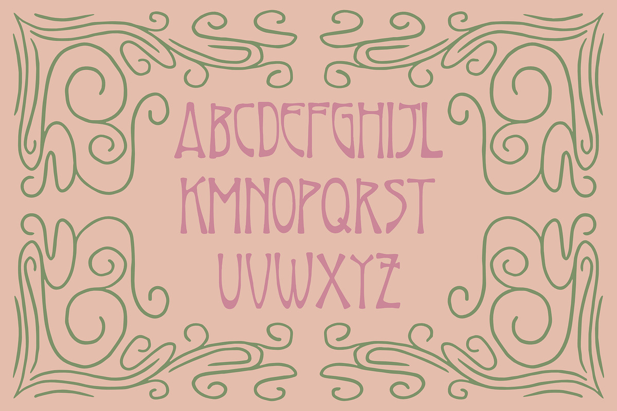 Art Nouveau Graphics Set, an Object Graphic by Liz Kohler Brown (Photo 16 of 27)