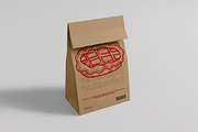 Takeaway Paper Bag Packaging Mockup, a Packaging Mockup by VanillineGraph (Thumbnail 3 of 4)