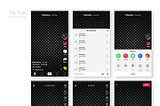Tik Tok Screens Interface, a Social Media Template by karnofff (Thumbnail 4 of 5)
