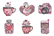 Cute Valentine Clipart, an Illustration by Design Market (Thumbnail 3 of 4)
