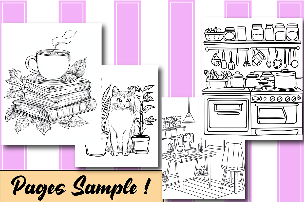 Little Corner Cute Comfy Coloring, an Animal Illustration by Printable Design Store (Photo 3 of 4)