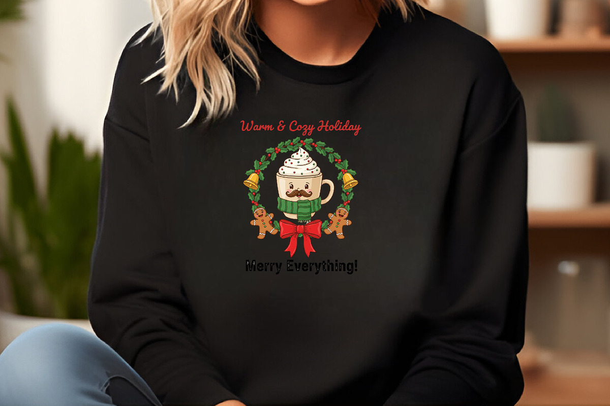 Warm & Cozy Holiday, Retro Christmas, an Illustration by DreamArtGraphic (Photo 5 of 5)