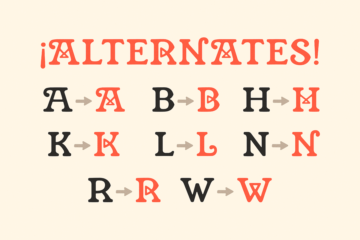 Hubano — Cigar box font, a Serif Font by SimpleBits® (Photo 4 of 4)
