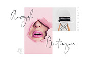 Georgia Script, a Script Font by vuuuds (Thumbnail 2 of 7)