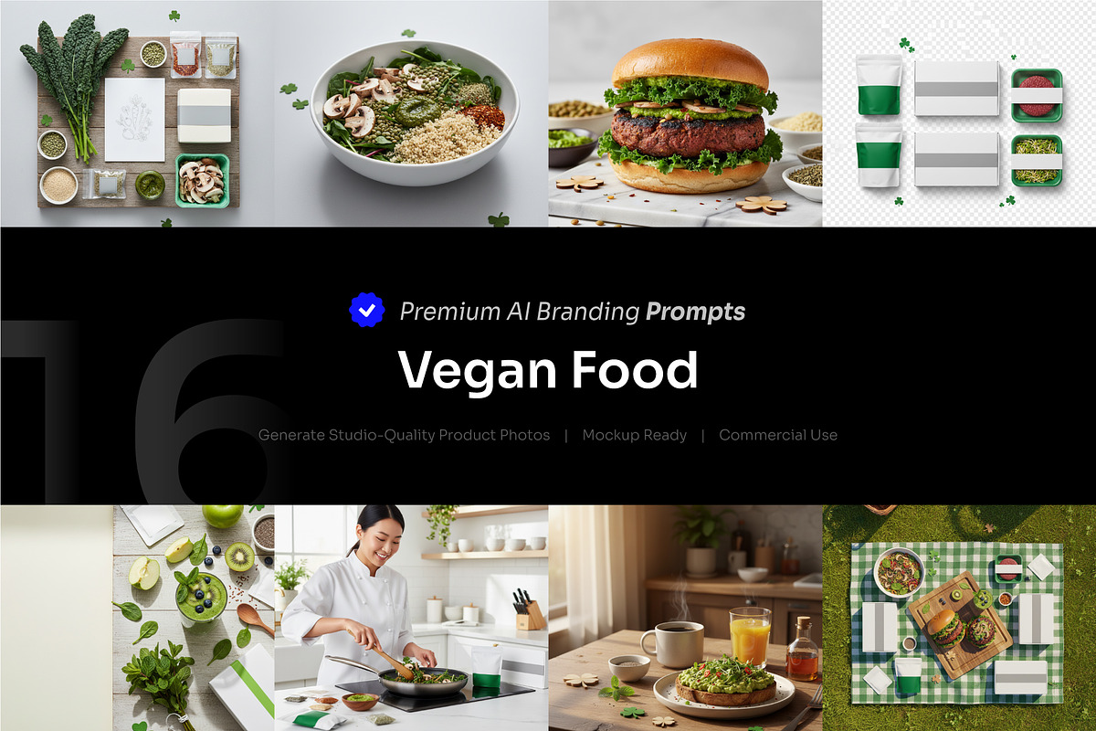 Vegan Food AI Prompt, a Food & Drink Photo by cidcud_graphic (Photo 1 of 2)