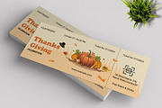 Thanks Giving Event Ticket, a Stationery Template by MightyDesign (Thumbnail 3 of 6)
