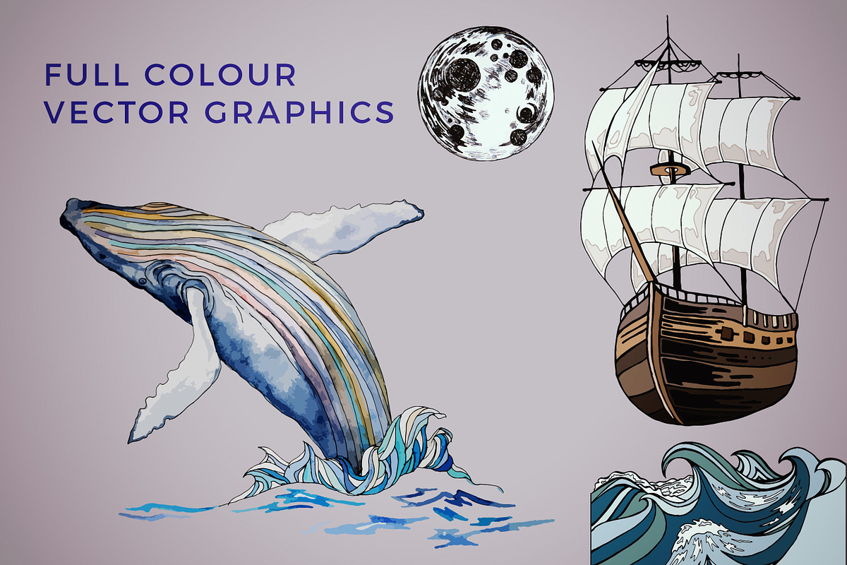 Sky Meets Sea Collection, an Illustration by Barn Owl Studio (Photo 3 of 6)