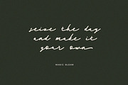 Magic Gleam - Script Handwritten, a Script Font by Letterhend Studio (Thumbnail 9 of 9)