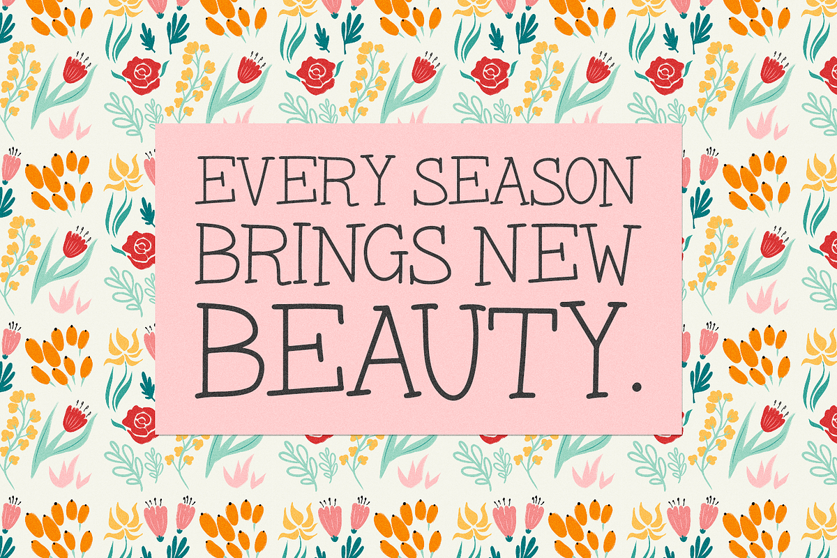 Snapdragon Serif Font, a Handwritten Font by Beck McCormick (Photo 4 of 10)