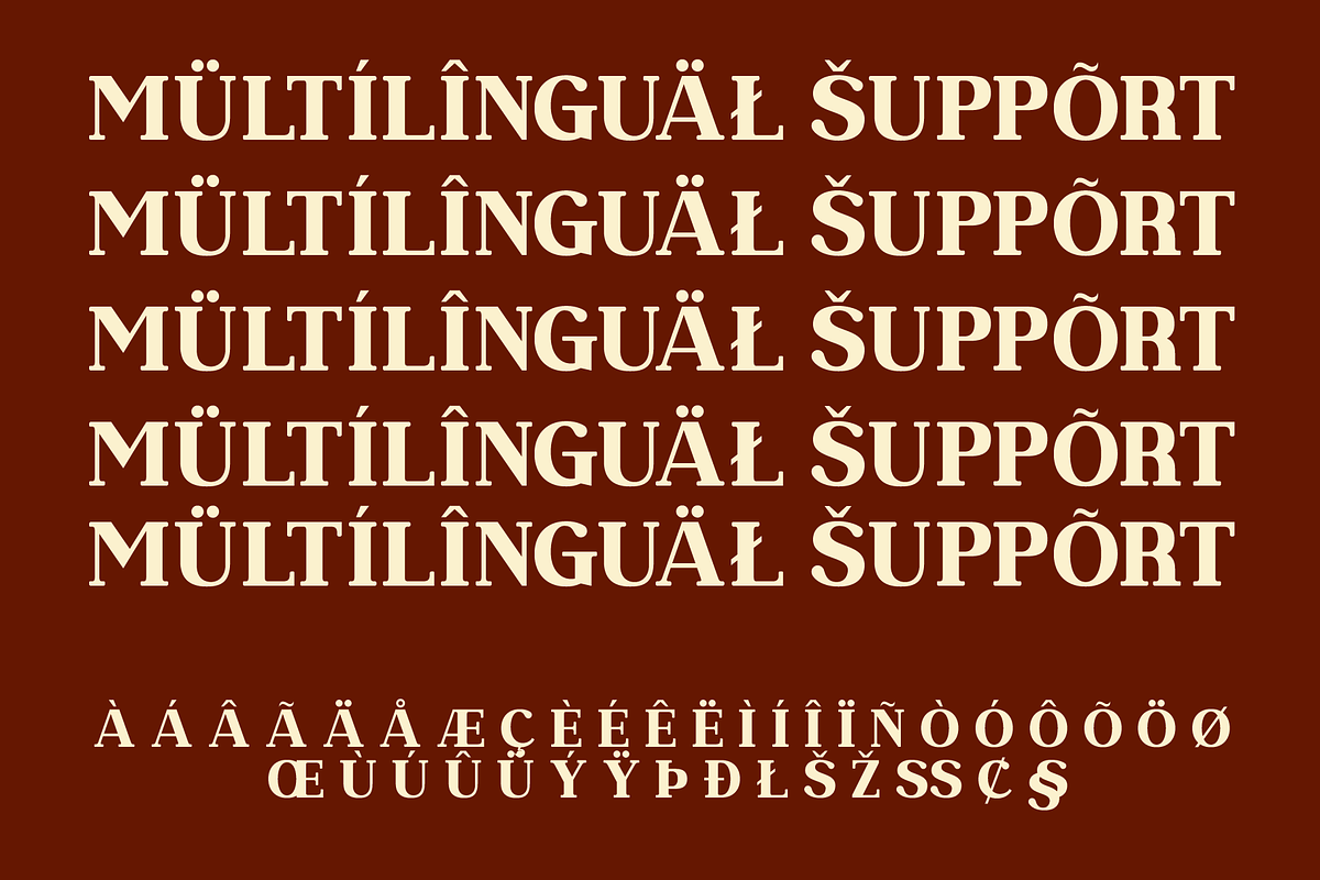 Dramish - Serif Retro Font, a Serif Font by Brainwaves.Studio (Photo 5 of 8)