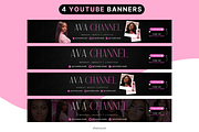 YouTube Branding Kit for Canva, a Social Media Template by Studio Eburnean (Thumbnail 3 of 9)