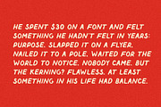 Barro I A Handmade Sans Serif Font, a Handwritten Font by Taylor Penton (Thumbnail 6 of 6)
