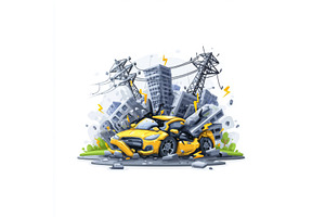 A modern cartoon illustration, an Animal Photo by ZinetroN