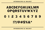 AL Walnut, a Sans Serif Font by Adam Lock (Thumbnail 5 of 5)