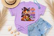 Halloween Highland Cow Witch PNG, a Seasonal Illustration by Rose Art (Thumbnail 4 of 4)
