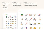 Construction colour icon, a Solid Icon by Ragul Creates (Thumbnail 2 of 3)