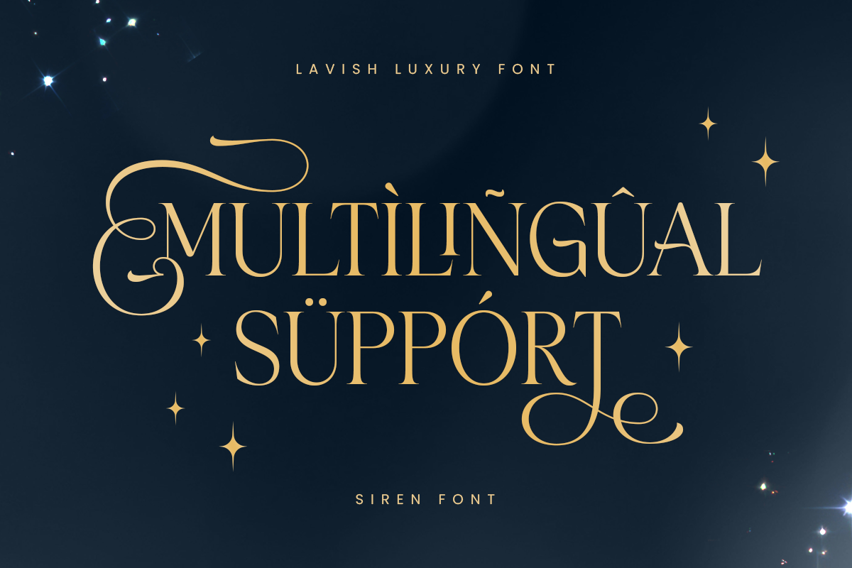 Siren - Lavish Luxury Font, a Serif Font by Sensatype (Photo 12 of 12)