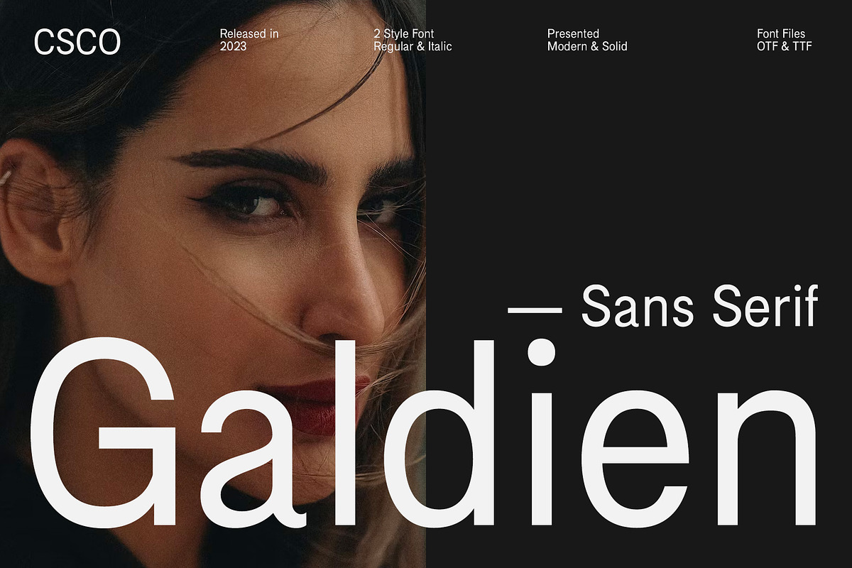 Galdien – Modern Sans Serif, a Sans Serif Font by Craft Supply Co. (Photo 1 of 8)