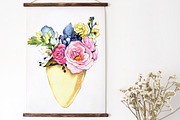 watercolor flower bouquets, a Decorative Illustration by Vavavka (Thumbnail 3 of 6)