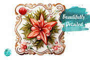 Watercolor Gingerbread Cookies, a Seasonal Illustration by Verdigris Studios (Thumbnail 3 of 3)