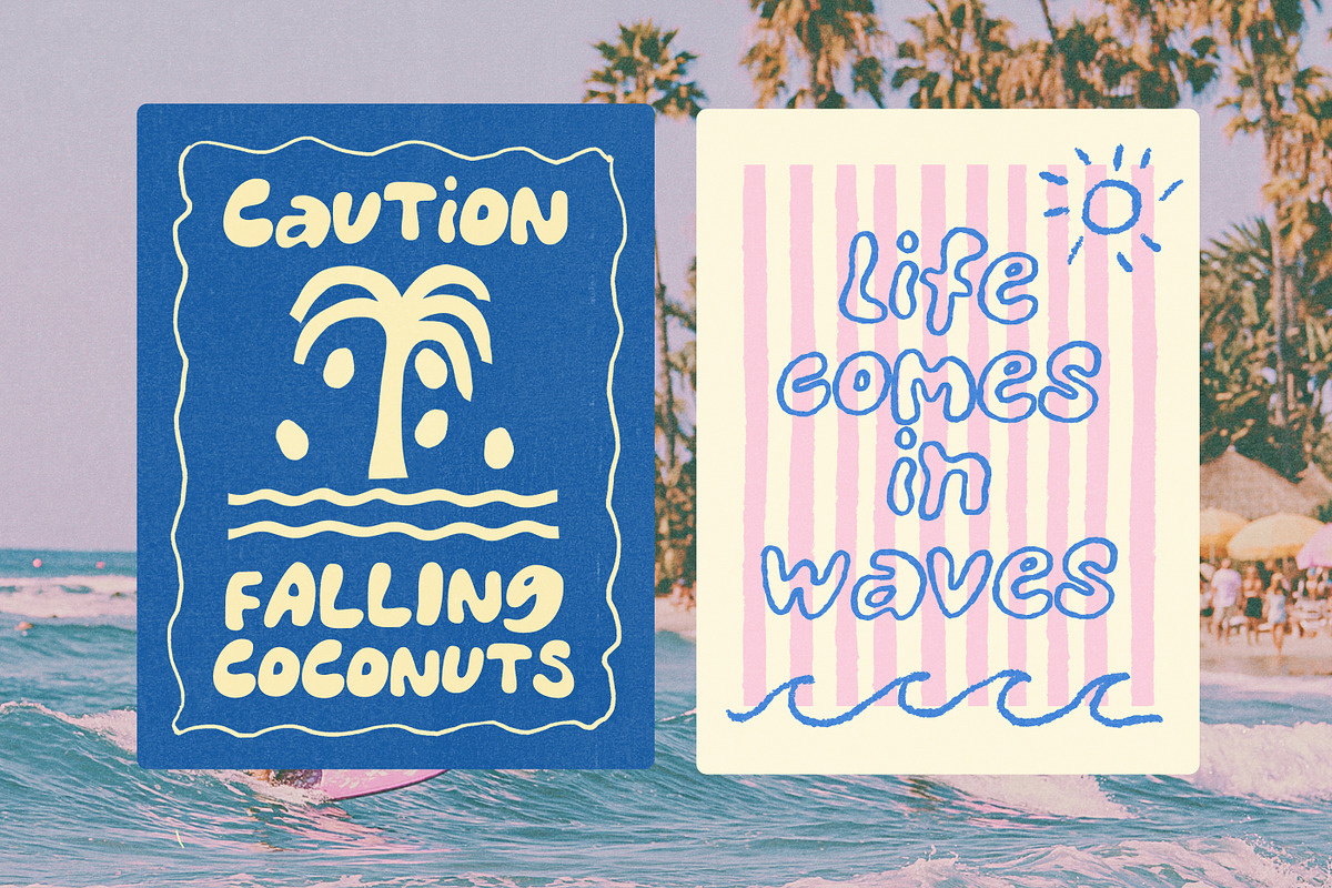 Feelin Tropical Font Set, a Handwritten Font by Nicky Laatz (Photo 5 of 13)