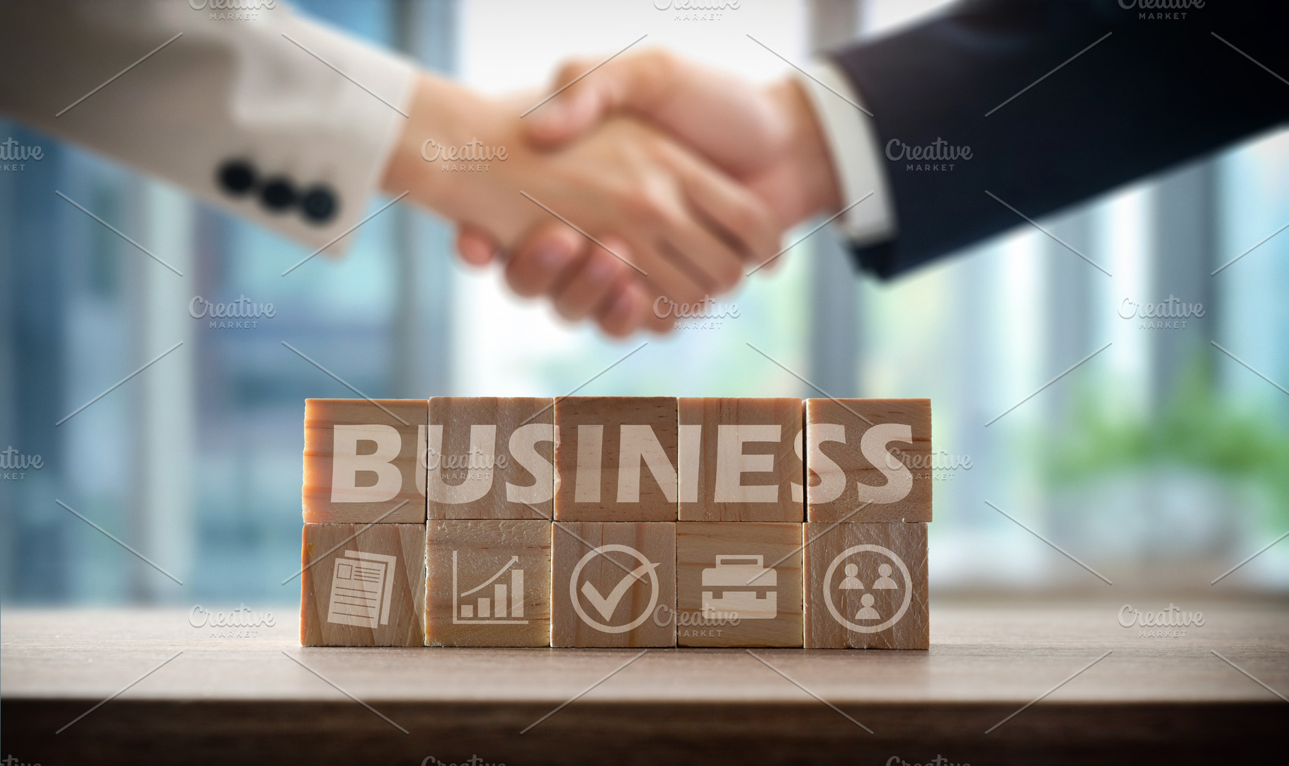 Business Partnership Agreement with Handshake, a Business Photo by Davizro's Market