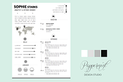Resume + Cover Letter POWER POINT, a Resume Template by PAPPERMINT RESUME STUDIO (Thumbnail 1 of 3)