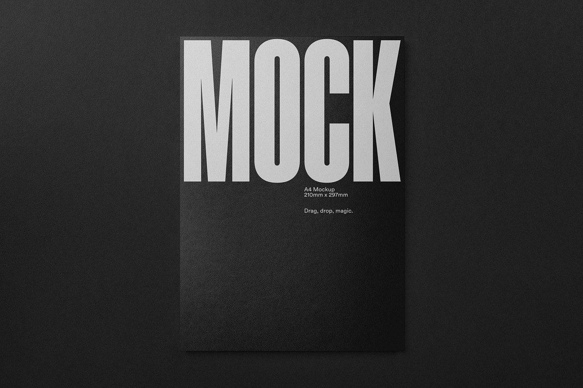 Poster Mockup / Letterhead Mockup, a Product Mockup by MockMock Mockups (Photo 4 of 4)