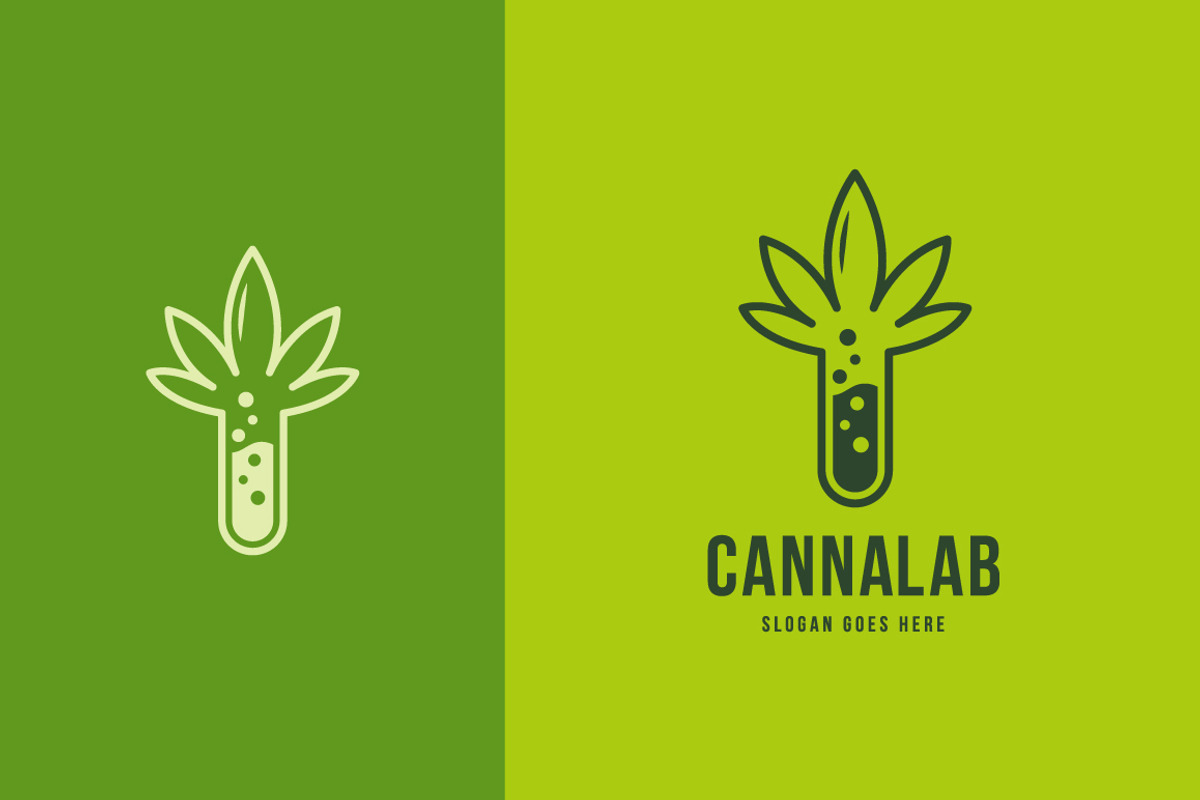 Cannabis Lab Logo, a Branding & Logo Template by emotions76 (Photo 2 of 3)
