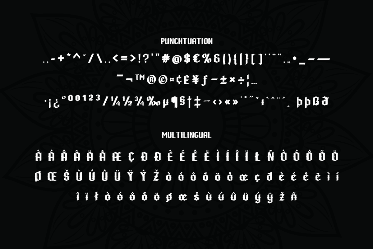 WUSHIN Blackletter font, a Blackletter Font by twinstd (Photo 11 of 13)