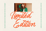Klaribela - Bold Calligraphy Font, a Script Font by Letterena Studios Script (Thumbnail 7 of 10)