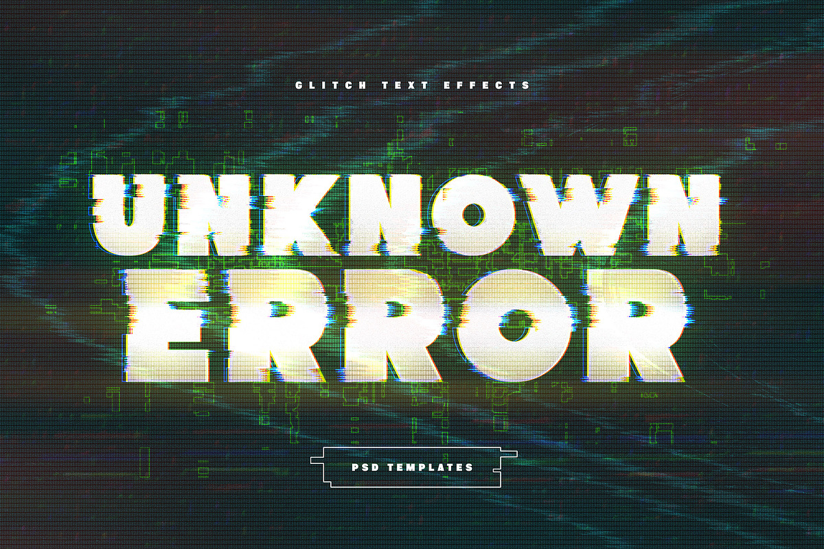 Digital Glitch Text Effect, a Layer Style Add-On by Andrew Skoch Design (Photo 9 of 9)