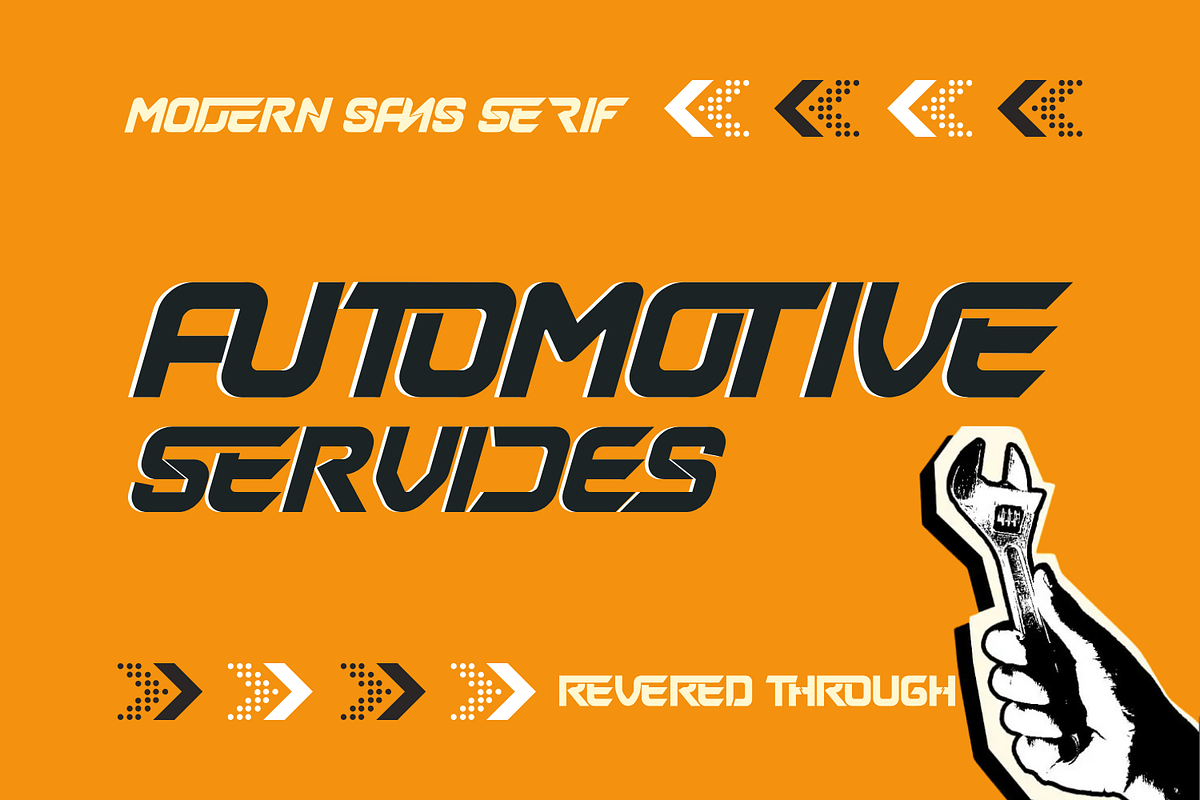 Revered Through - Sport Font, a Sans Serif Font by 177Studio (Photo 3 of 8)