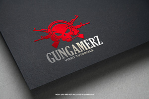 Gun Gamer Logo Template