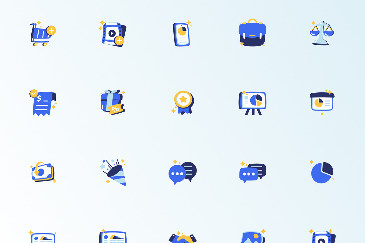 Glory Bold Colorfull Icon Pack, a Solid Icon by BROCZ Store (Photo 6 of 8)