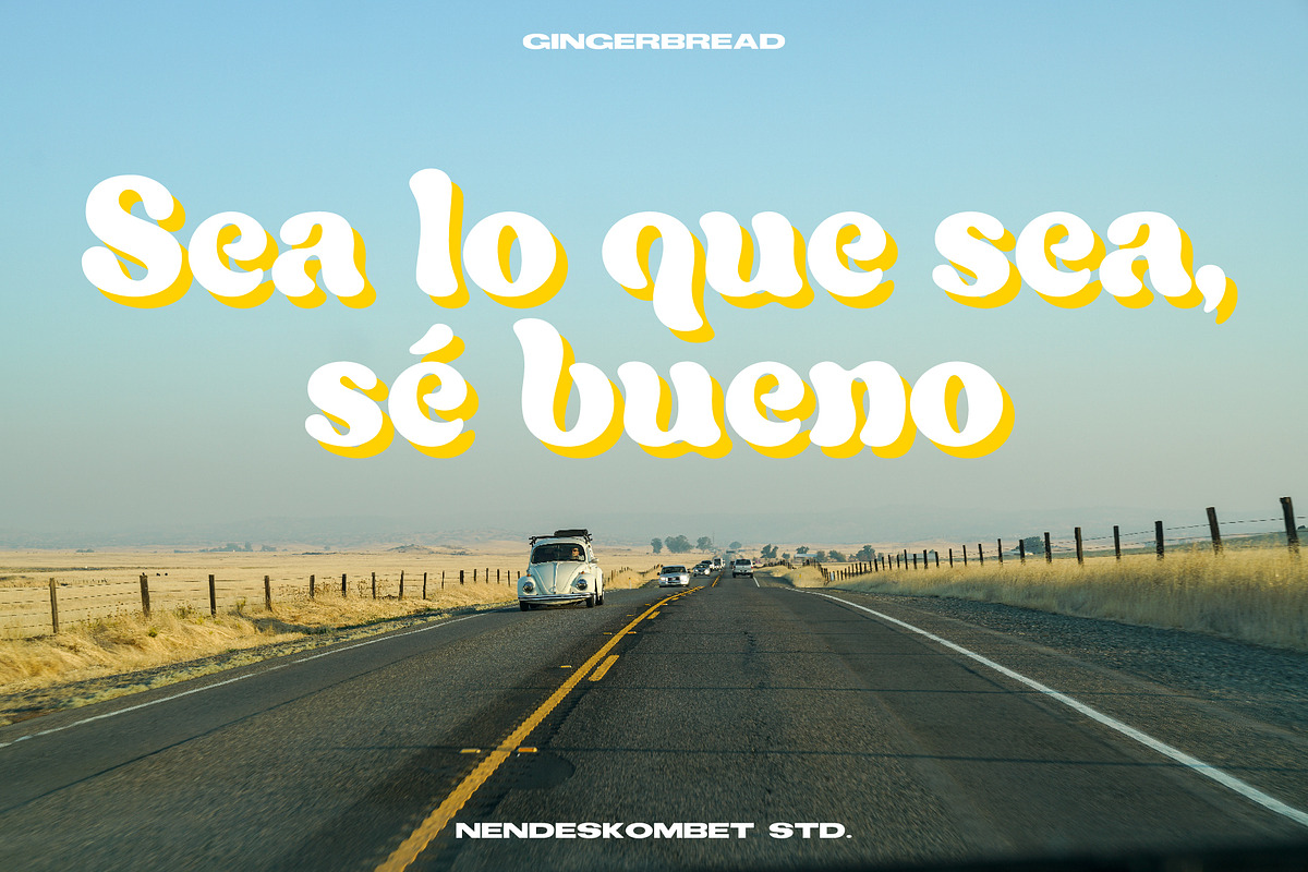 GingerBread - A Display Typeface, a Sans Serif Font by NendesKombet Studio (Photo 11 of 12)