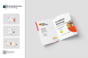 A5 Bifold Brochure Mockup, a Brochure Template by getproject